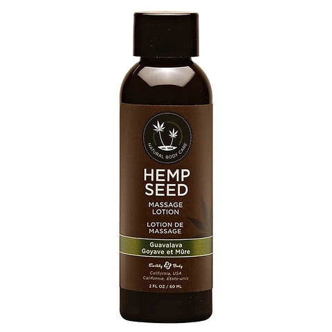 Earthly Body Hemp Seed Scented Adult Massage Lotion 59 ml Intimate Massage - Massage Oils and Lubricants