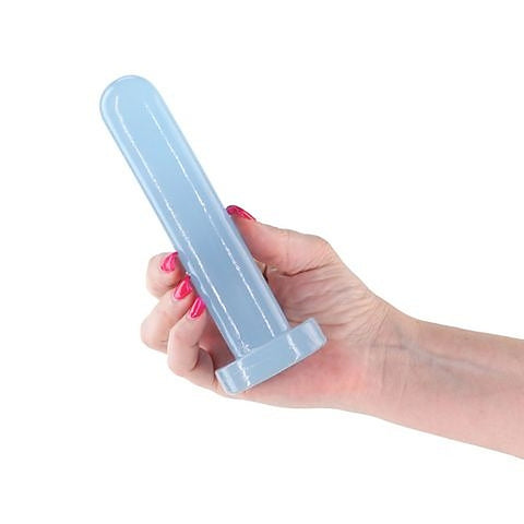 NS Novelties Firefly Thrill Glow In Dark Small Dildo Blue Suction Cup Base - Non-Realistic Dildos