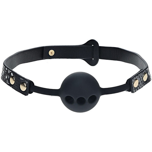 OUCH! Florence Collection Breathable Ball Gag by Shots Toys - Bondage Gags and Bits