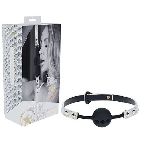 OUCH! Florence Collection Ball Gag Breathable Mouth - Bondage Gags and Bits