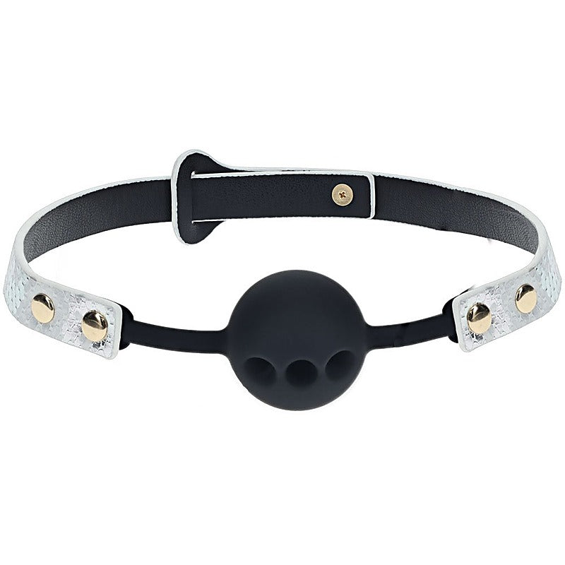 OUCH! Florence Collection Ball Gag Breathable Mouth - Bondage Gags and Bits