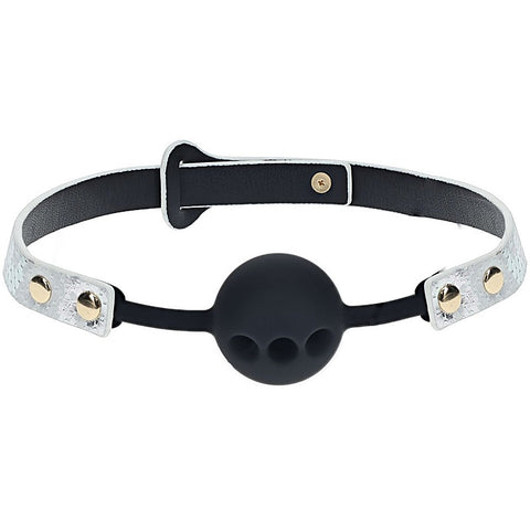 OUCH! Florence Collection Ball Gag Breathable Mouth - Bondage Gags and Bits
