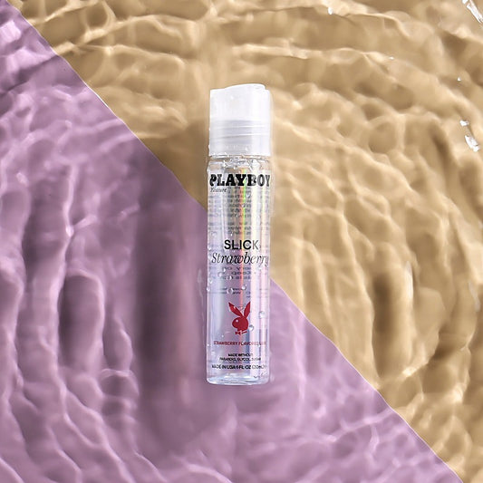 Playboy Pleasure SLICK Strawberry by Evolved - Water Based Lubes