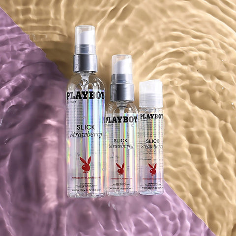 Playboy Pleasure SLICK Strawberry by Evolved - Water Based Lubes