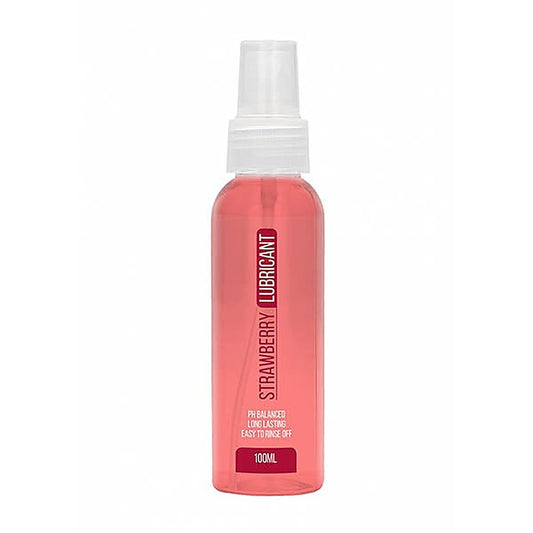 Strawberry Flavoured Water Based Lubricant by Shots Toys - Water Based Lubes