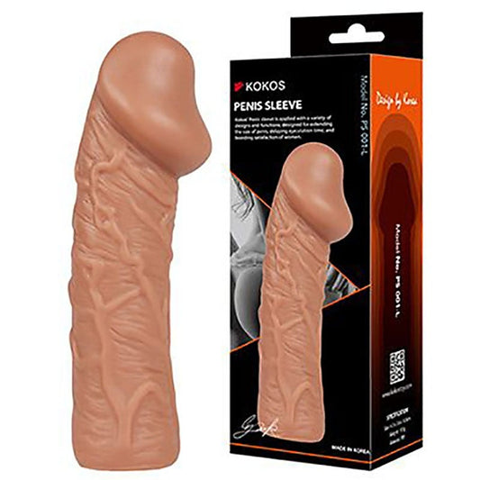 Penis Extension Sleeve 1 Large by Kokos - Penis Sleeves and Extenders
