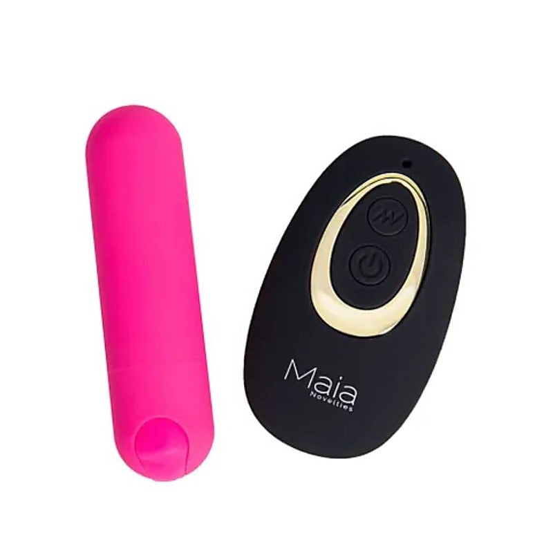 Maia Toys DATE NIGHT Pink Panty Vibrator USB Rechargeable Remote Control - Remote Control Vibrators