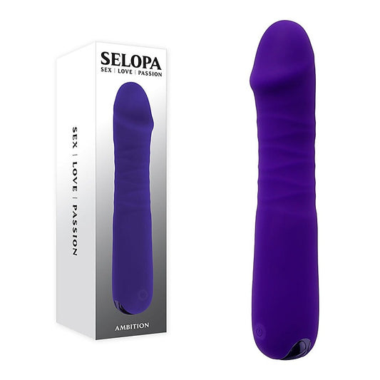 AMBITION Rechargeable Thrusting Dildo by Evolved - Vibrating Dildos