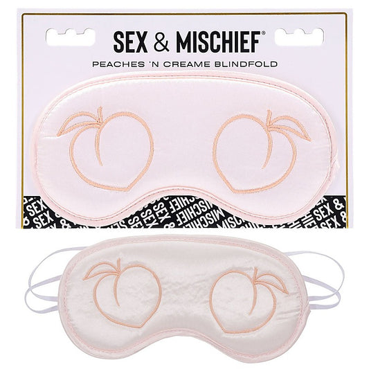 Peaches n CreaMe Bondage Blindfold by Sportsheets - Masks And Blindfolds