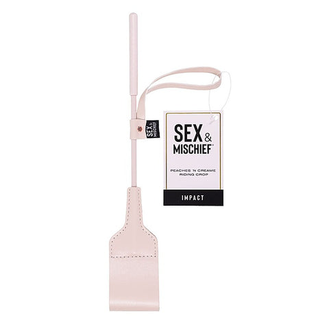 Peaches N CreaMe BDSM Play Riding Crop by Sportsheets - Whips And Crops