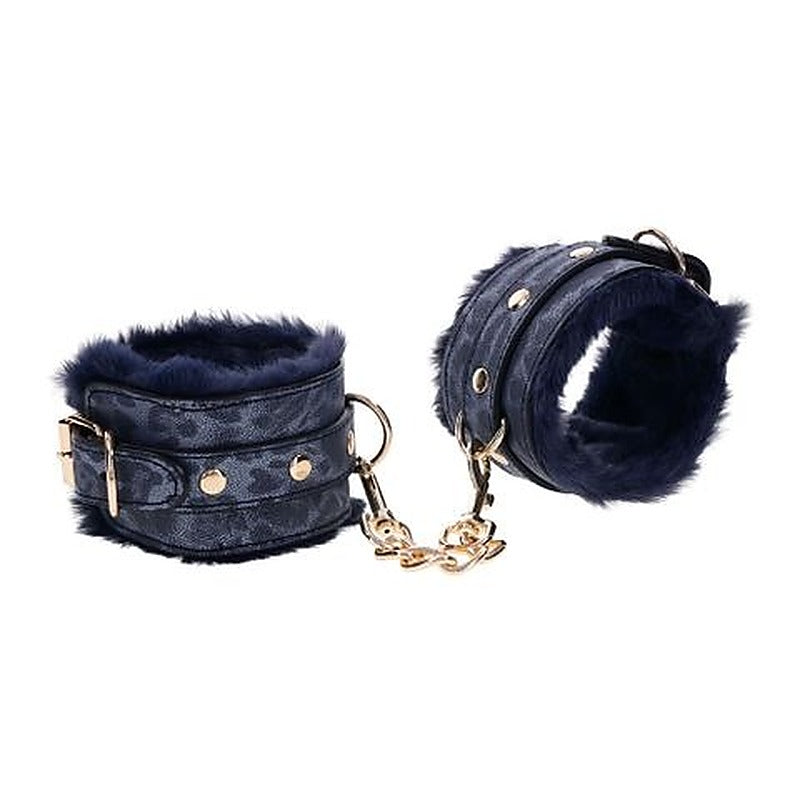Cougar Fur Handcuffs by Sportsheets - Cuffs And Restraints