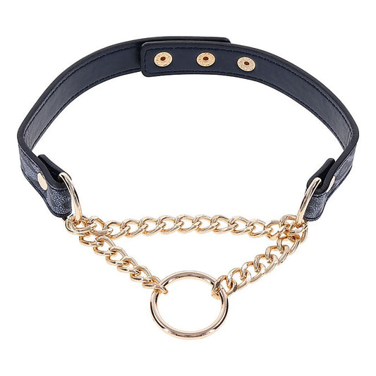Cougar Day Bondage Collar by Sportsheets - Collars and Leads
