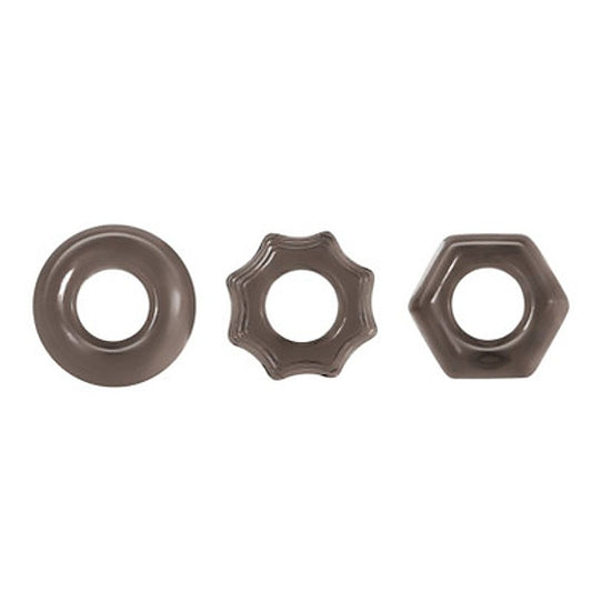 Zero Tolerance Triple Thick Cock Ring Set by Evolved - Cock Ring Sets