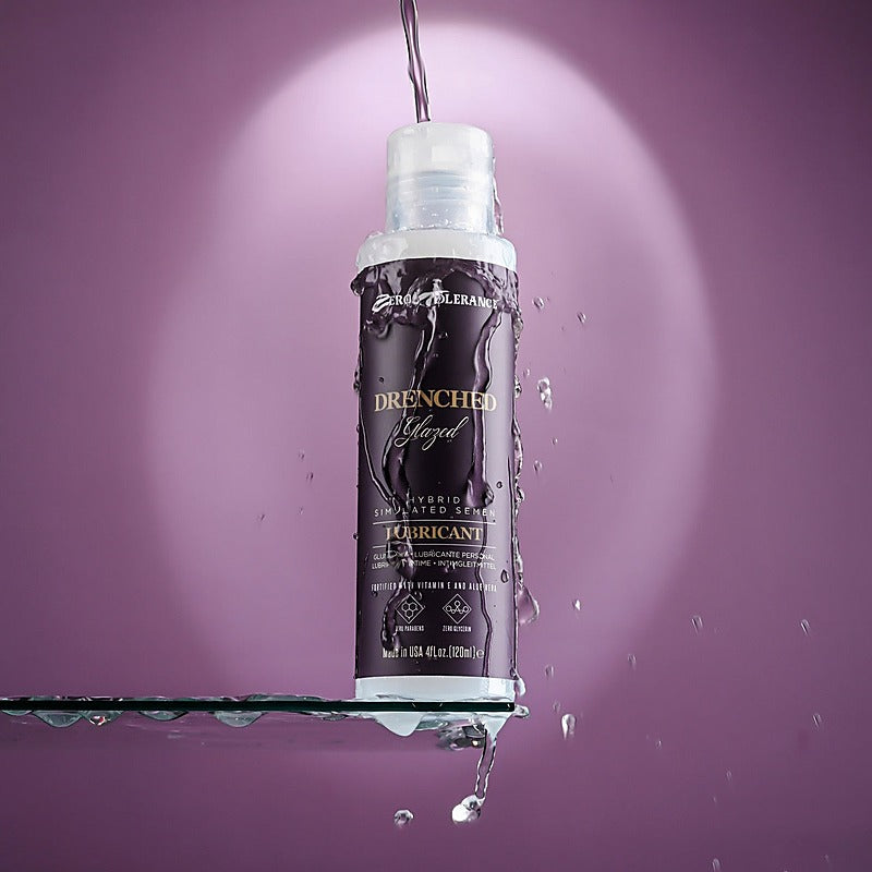 Evolved Zero Tolerance DRENCHED GLAZED Hybrid Adult Lubricant 120ml Long Lasting - Massage Oils and Lubricants