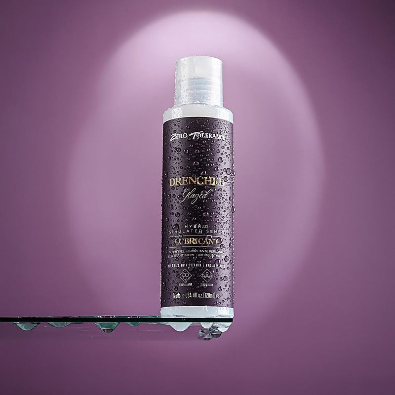 Evolved Zero Tolerance DRENCHED GLAZED Hybrid Adult Lubricant 120ml Long Lasting - Massage Oils and Lubricants