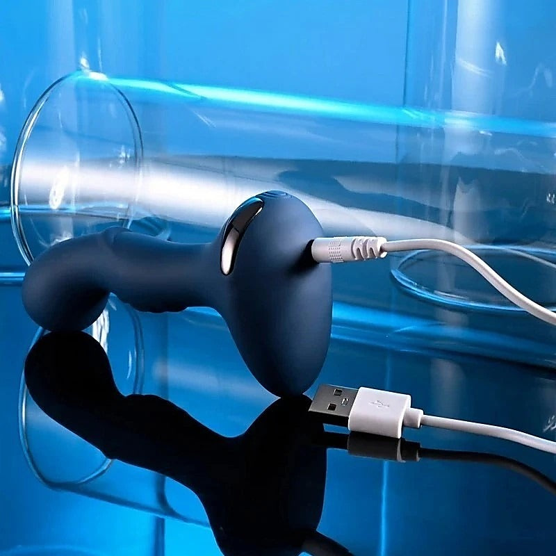 Blue Oasis Vibrating Anal Plug by Evolved - Butt Plugs