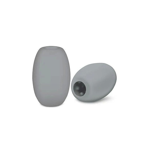 Xgen Products Zolo Grey Mini Bubble Squeezable & Textured Stroker Grey Masturbator - Masturbators and Strokers