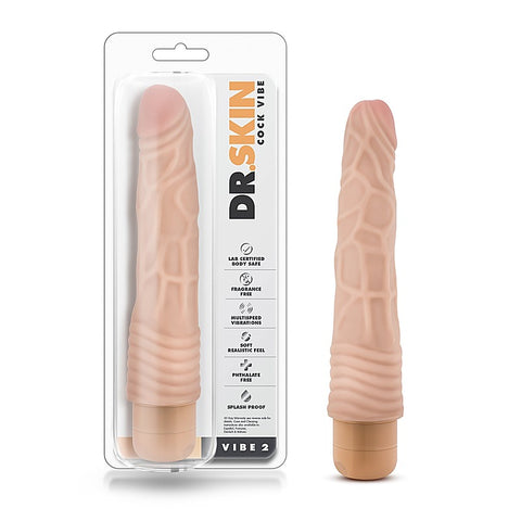 Premium Dr. Skin Cock Vibe 2 by Blush Novelties - Vibrating Dildos