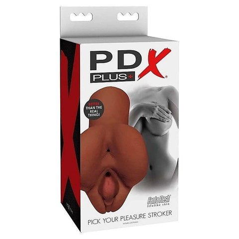Pick Your Pleasure Men's Stroker Brown by Pipedream Products - Masturbators and Strokers