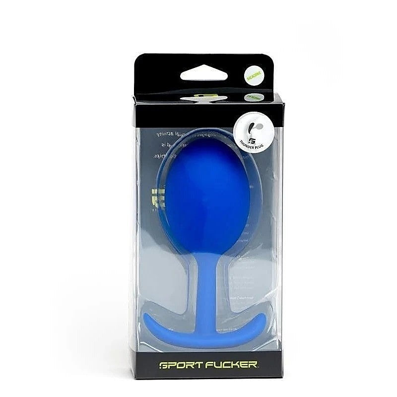 Thunder Butt Plug Large Blue by Sport Fucker - Butt Plugs