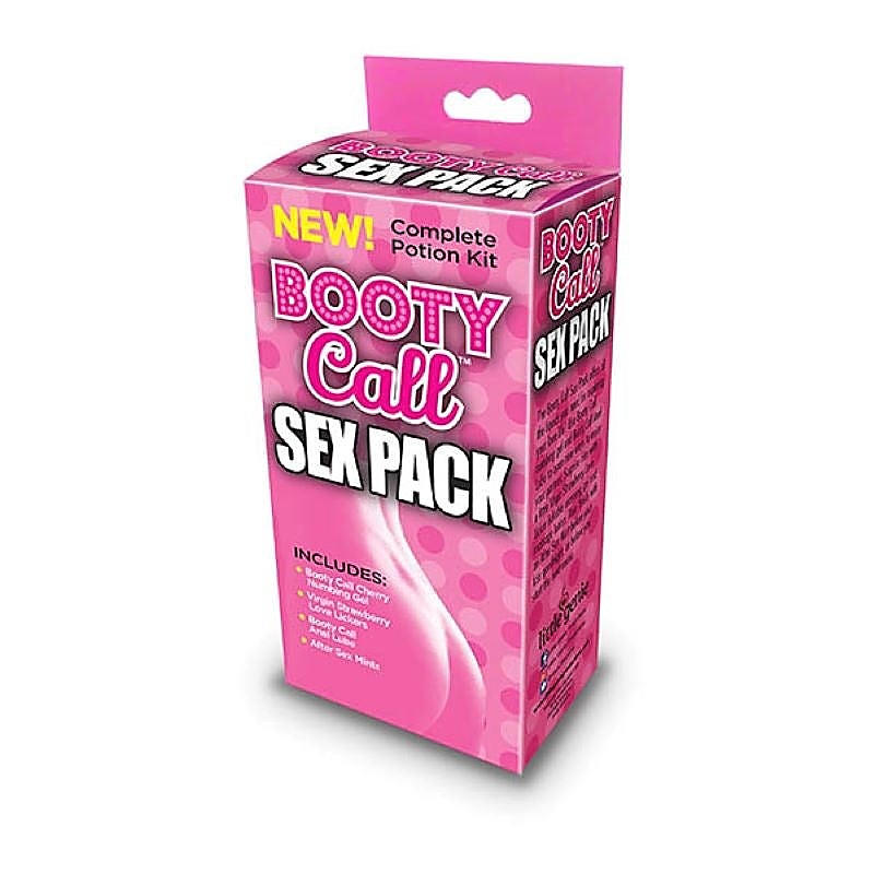 Booty Call Sex Pack - 4 Piece Set by Little Genie - Anal Lubes