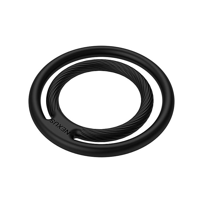 Double Enduro Silicone Cock & Ball Ring by Nexus - Ball and Cock Toys