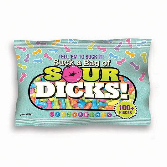 Suck A Bag Of Sour Dicks Novelty Pecker Lollies - Bachelorette and Bucks