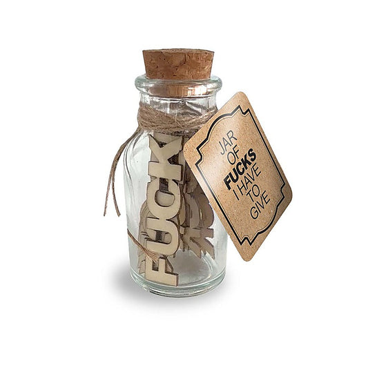 Jar Of Fucks I Have To Give Novelty Gift Party Gift - Party Gifts and Novelties