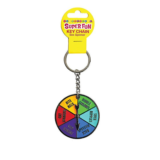 Super Fun Key Chain Sex Spinner Naughty Spinner Novelty - Party Gifts and Novelties