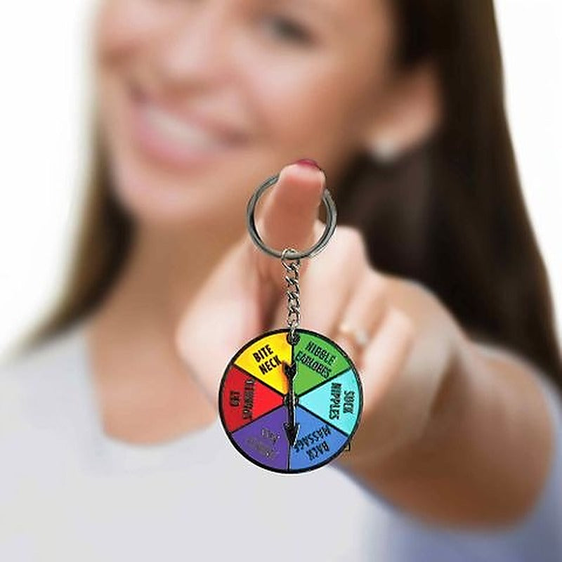 Super Fun Naughty Sex Spinner Novelty Key Chain - Party Gifts and Novelties
