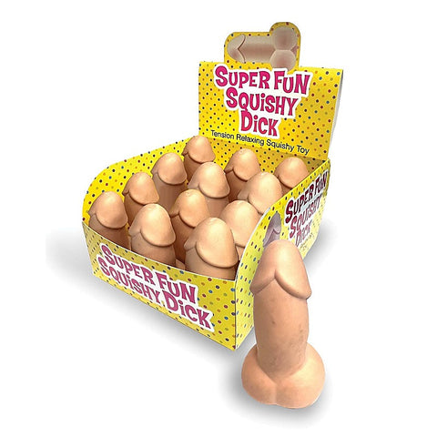 Super Fun Squishy Novelty Stress Dick Counter Display - Party Gifts and Novelties