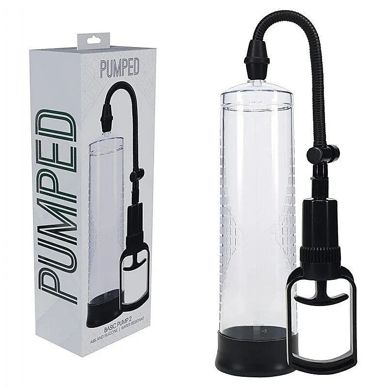 Shots Toys PUMPED Basic Mens Penis Pump 2 Penis Enhancement Vacuum System - Penis Pumps And Stretchers