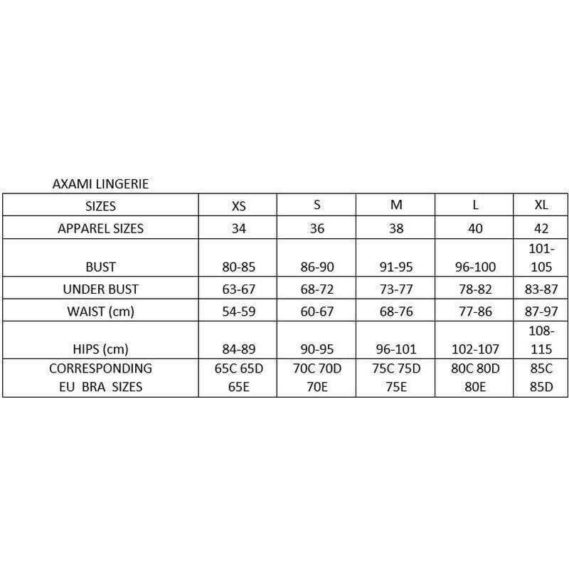 Lace Open Front G-String by Axami Lingerie - G-Strings, Panties and Shorts