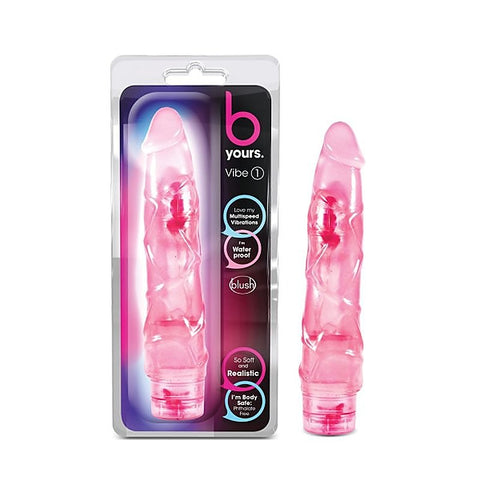 Blush Novelties B Yours Vibe No 1 Realistic Vibrator FlexiShaft Technology - Vibrating Dildos