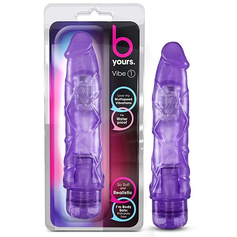 Blush Novelties B Yours Vibe No 1 Realistic Vibrator FlexiShaft Technology - Vibrating Dildos