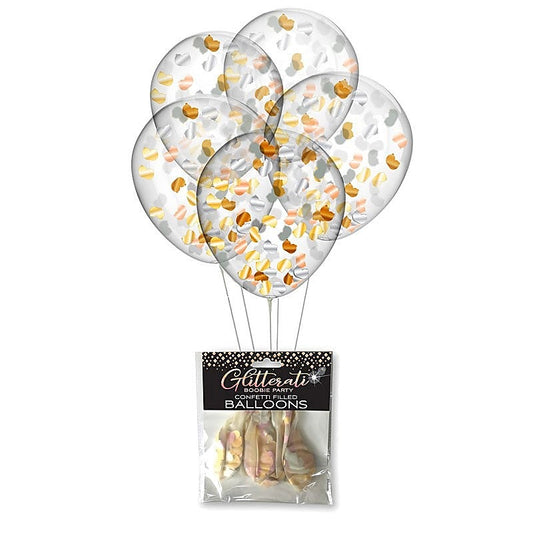 Boobie Confetti Balloons by Little Genie - Bachelorette and Bucks