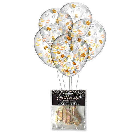 Boobie Confetti Balloons by Little Genie - Bachelorette and Bucks
