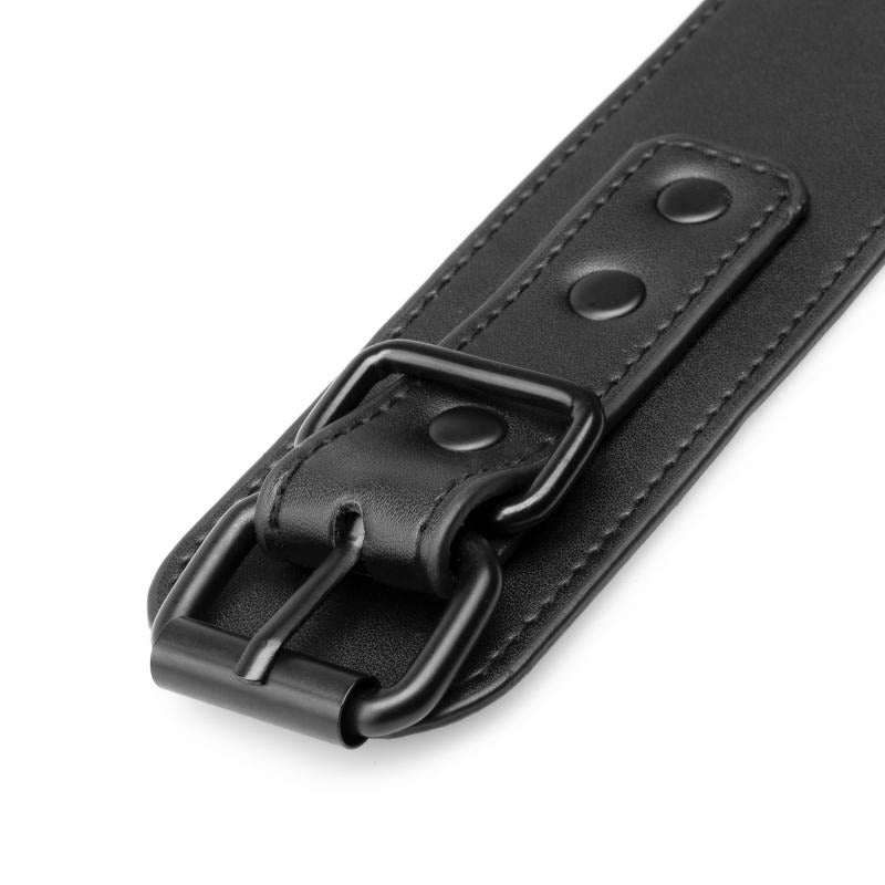 Faux Leather Handcuffs Restraints by Easytoys - Cuffs And Restraints