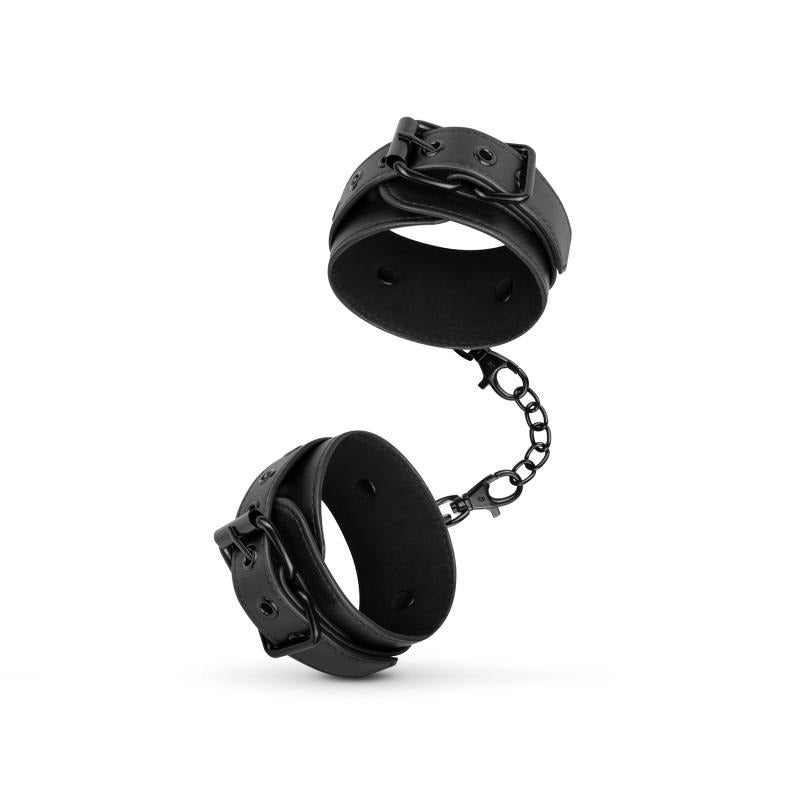 Faux Leather Handcuffs Restraints by Easytoys - Cuffs And Restraints