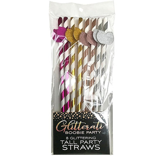 Boobie Tall Party Straws by Little Genie - Bachelorette and Bucks