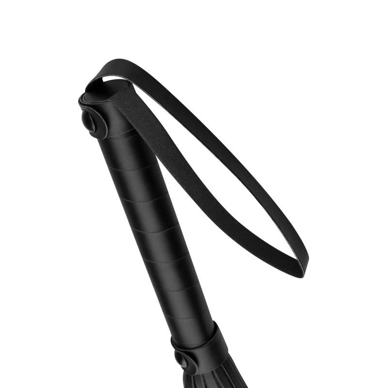 Faux Leather Flogger by Easytoys - Whips And Crops