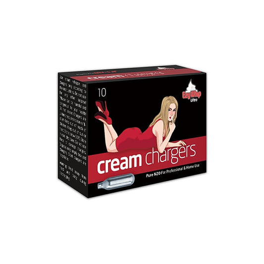 Ezywhip Ultra Cream 8g N2O Chargers by Best Whip - Massage Oils and Lubricants