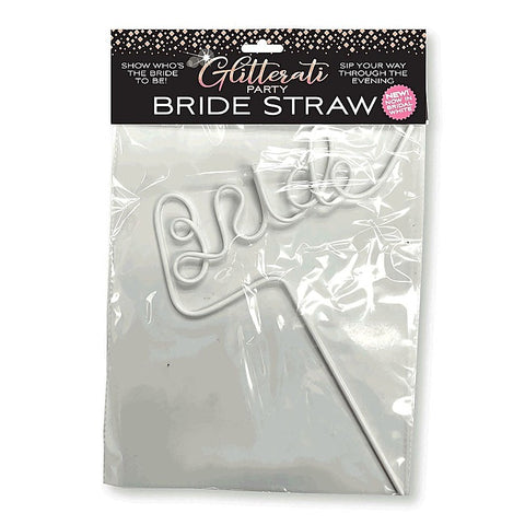Radiant Reusable Straw - Glitterati Bride Edition - Bachelorette and Bucks