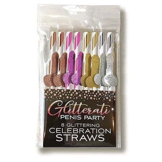 Glitterati Celebration Straws by Little Genie - Bachelorette and Bucks