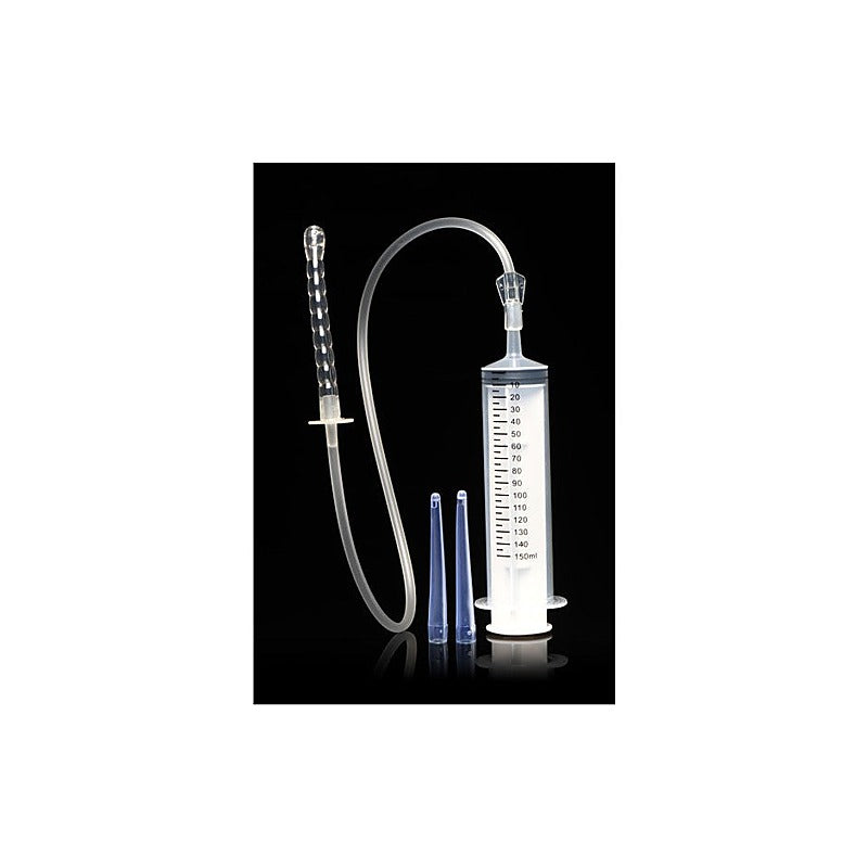 CleanStream Enema Syringe With Attachments by XR Brands - Enemas and Douches