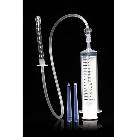 Enema Syringe With Attachments by XR Brands - Enemas and Douches