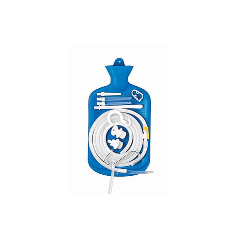 CleanStream Deluxe Shower Enema Bag and Nozzle Kit - Enemas and Douches