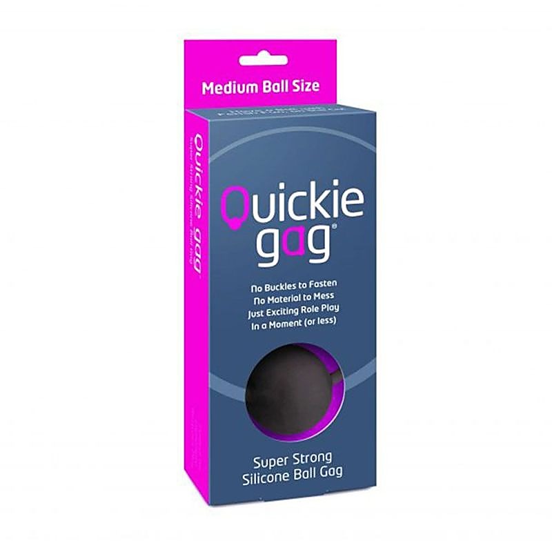 Quickie BDSM Play Gag Medium Ball by Creative Conceptions - Bondage Gags and Bits