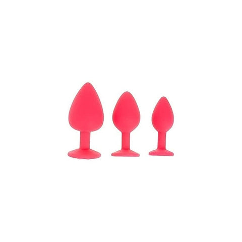 Daytona Red Silicone Anal Plug by Doc Johnson - Butt Plugs