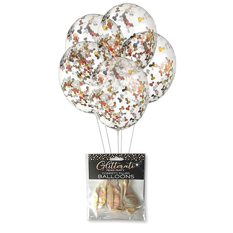 Glitterati Confetti Balloons by Little Genie - Bachelorette and Bucks
